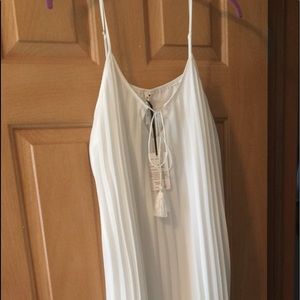 Size Xl White flowy Dress New w/tags